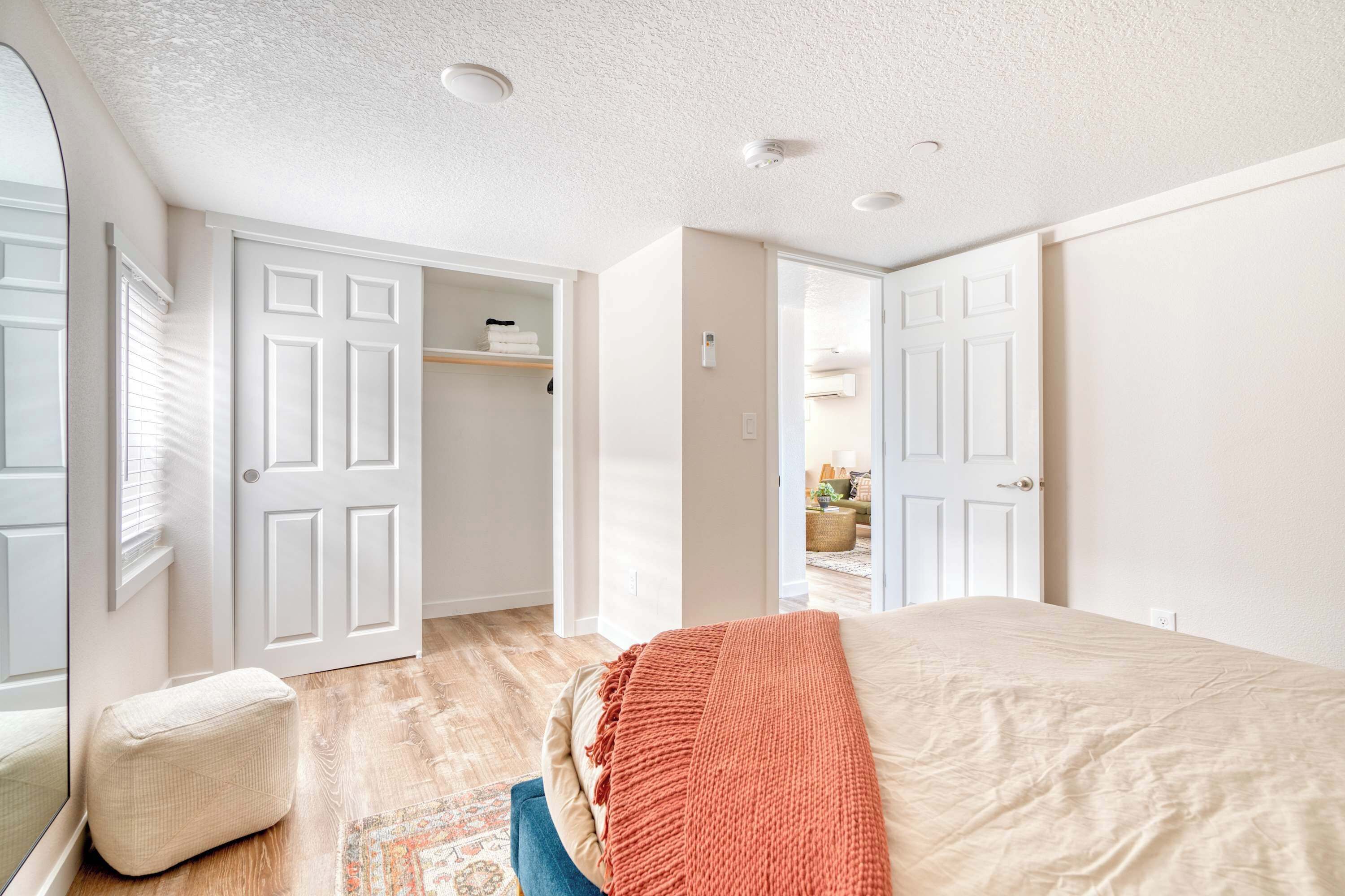 2 bedrooms, iron/ironing board, travel crib, WiFi