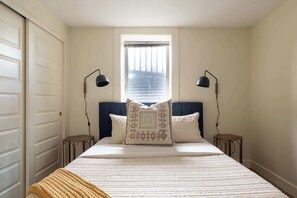 2 bedrooms, iron/ironing board, travel crib, WiFi