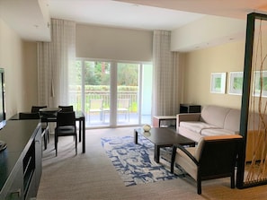 TV - Kitchen, Parking, Pool - Downtown Doral Studio (Miami)