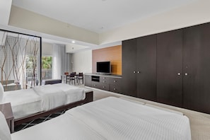 1 habitación, acceso a internet y ropa de cama 