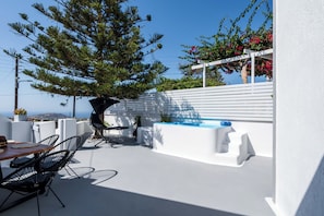 Terrace/patio - New Lux Villa Kambos & Prive Jacuzzi  (Santorini)