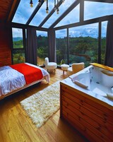 Bungalow familiar | 3 dormitorios, colchones con acolchado adicional, wifi gratis