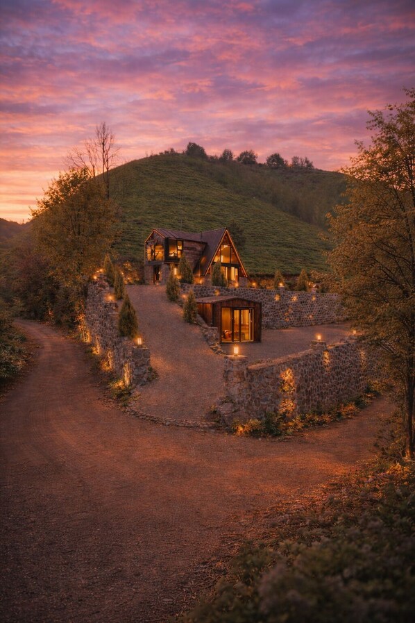 Fassade der Unterkunft