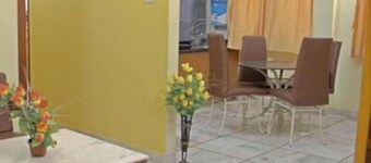 A serviced apartment is a completely furnished apartment.