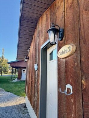 Exterior detail - Quaint Riverside Cabin #2 (Crowsnest Pass)