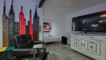 1 chambre, lit parapluie, Wi-Fi, draps fournis