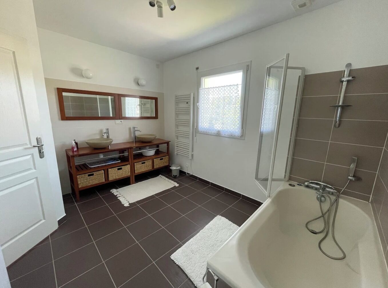 Shower, eco-friendly toiletries, hair dryer, soap