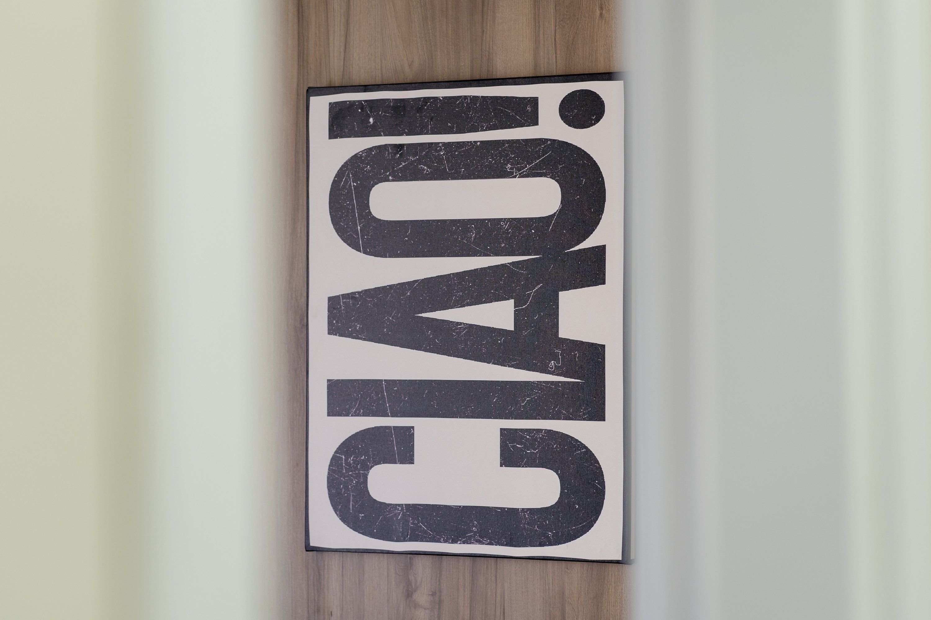 A sign with the text 'CLAD.'