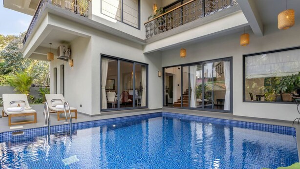 4 bedrooms - Casa Bonita by Hireavilla - 4BR w Pool North Goa (Sangolda)
