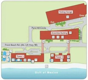 Majoituspaikan kartta