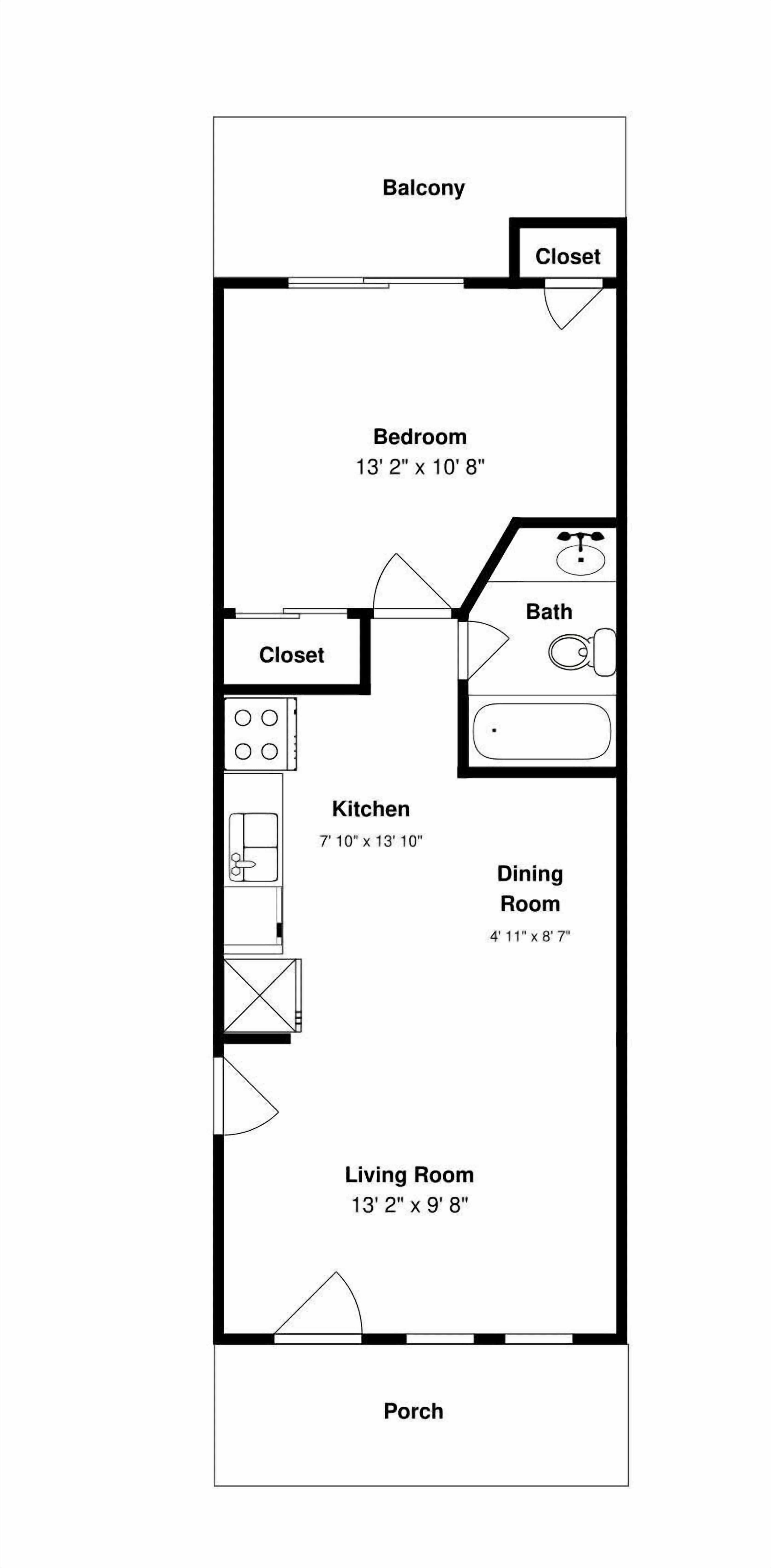 公寓客房 (1 Bedroom) | 住宿設施服務