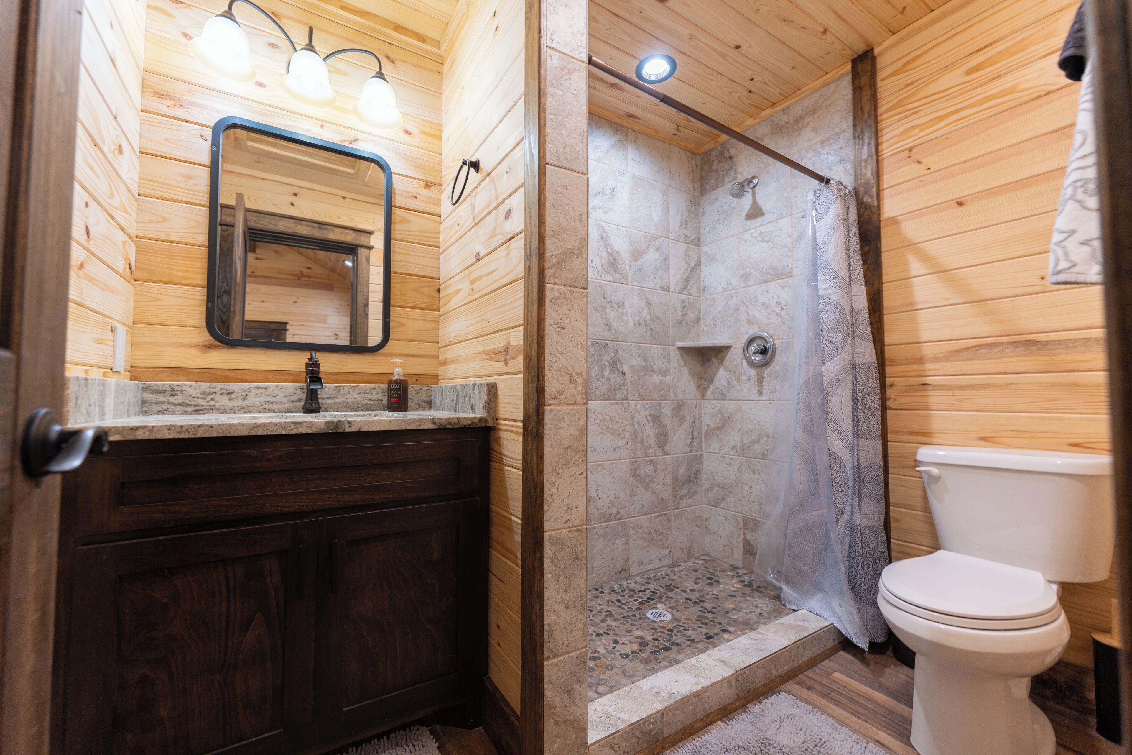 Shower, towels