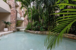 Comfort Studio, 1 King Bed, Patio | Terrace/patio - Studio with Roof Pool Near Beach (Playa del Carmen)