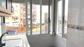 Apartment | Private kitchen | Fridge, microwave, oven, stovetop