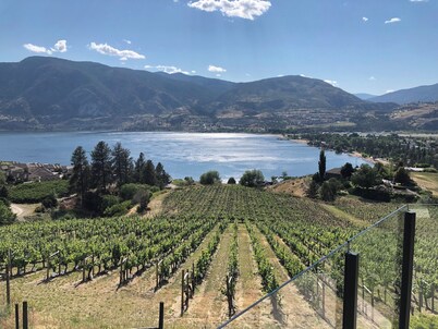 Cozy 1-bedroom apartment with WiFi, AC in pleasant Penticton