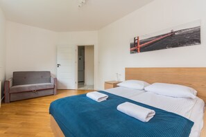 Lägenhet Comfort | 1 sovrum, strykjärn/strykbräda och gratis wi-fi