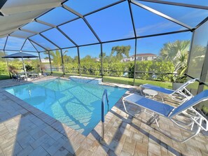 Una piscina climatizada