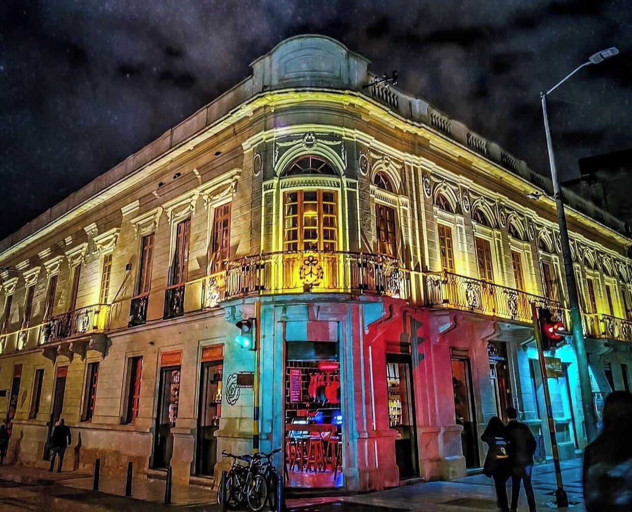 Overnatningsstedets facade