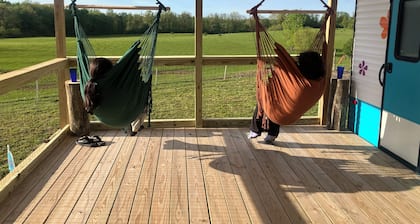 Relax and unwind at The Happy Camper Scottsville!