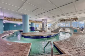 Indoor pool, a heated pool