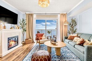Smart TV, fireplace, DVD player - DEAL@ Boho Oceanview Paradise, LuxKing, Lazy River (Myrtle Beach)
