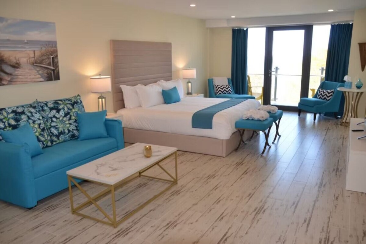 Premium bedding, down comforters, memory foam beds, blackout drapes