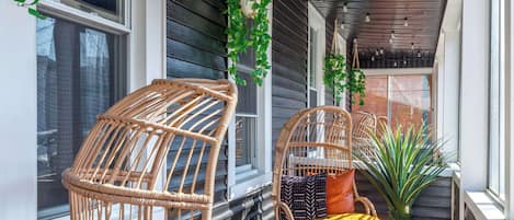 Hus – deluxe, 2 soverom, hjørnerom | Terrasse/patio