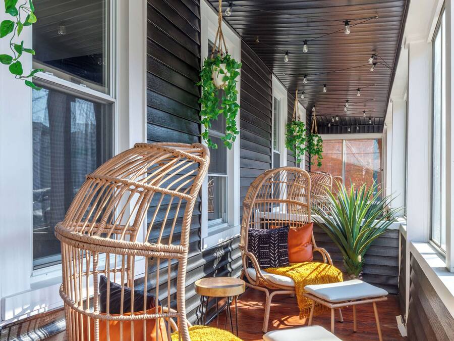 Deluxe-Haus, 2 Schlafzimmer, Eckzimmer | Terrasse/Patio