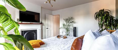 Luxe huis, keuken, op Executive verdieping | Lakens van Egyptisch katoen, luxe beddengoed