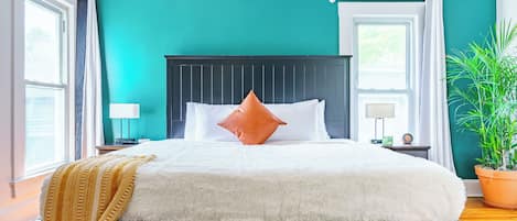Maison Deluxe, 2 chambres, en coin | Draps en coton égyptien, literie de qualité