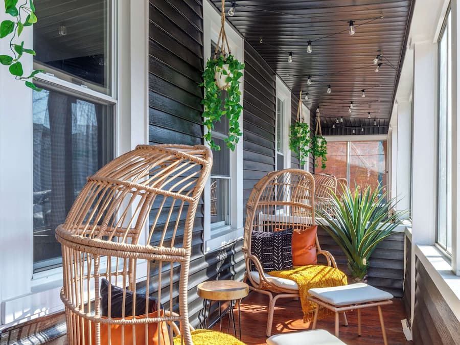 Hus – deluxe, 2 soverom, hjørnerom | Terrasse/patio