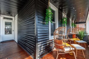 Deluxe huis, 2 slaapkamers, op de hoek | Terras