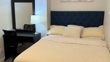 1 chambre, fer et planche Ă repasser, Wi-Fi, draps fournis