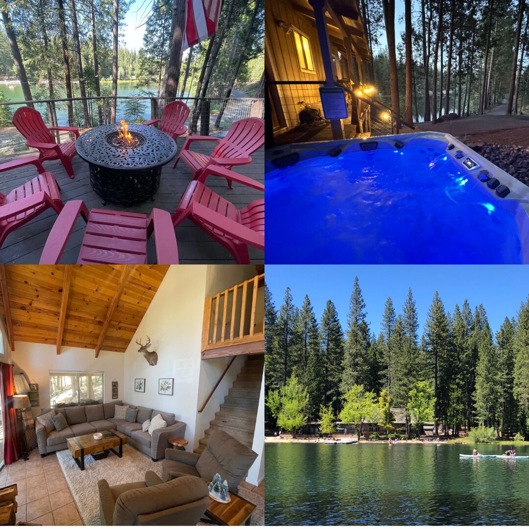 Dreamy Lake Front Lake Mont Cabin! AC & HotTub!