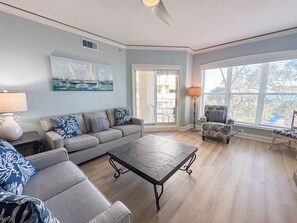 TV - Oceanfront Family Villa | Balcony, Bikes, Complex Pool/Spa (Hilton Head Island)