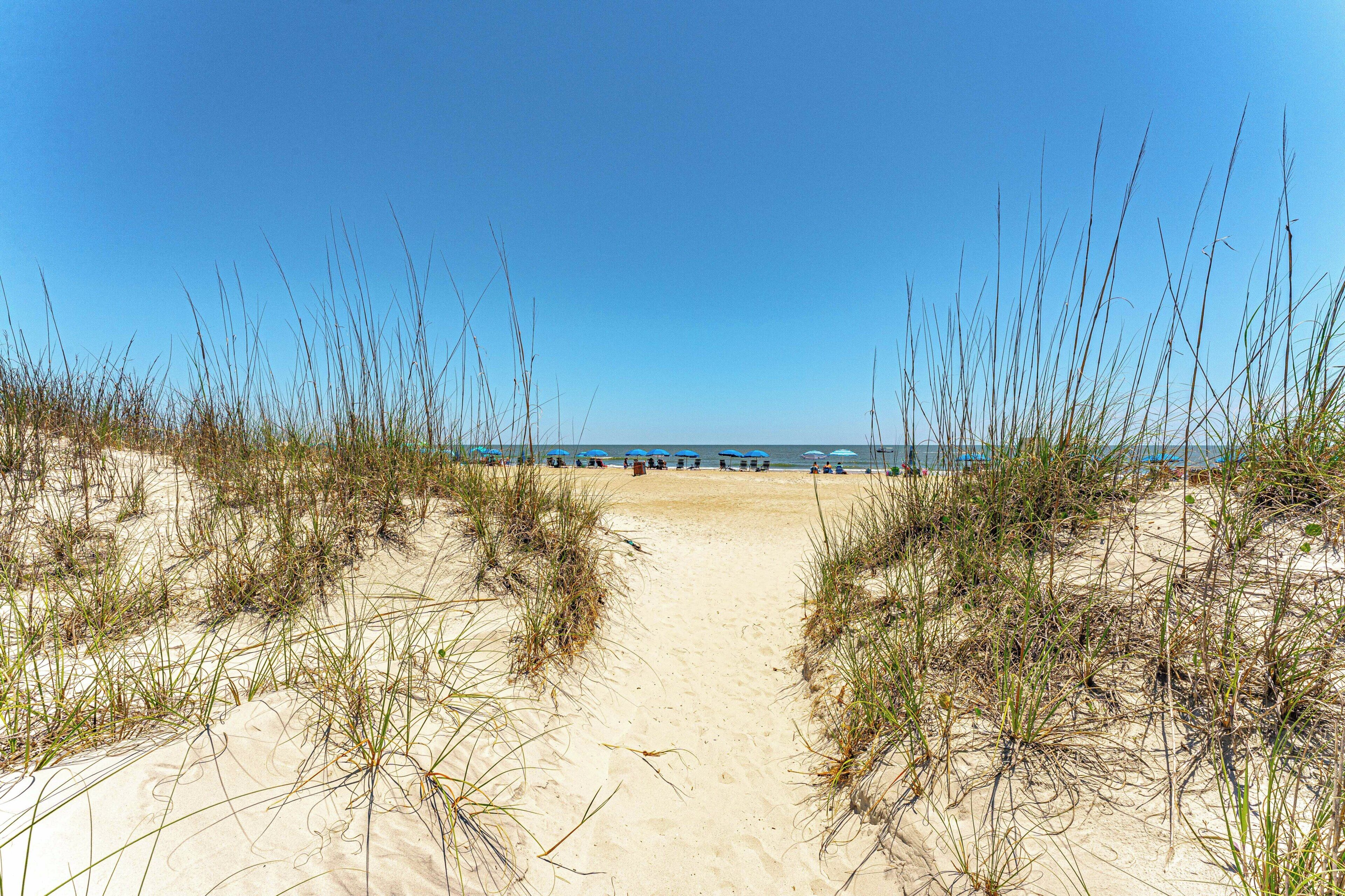Sur la plage
