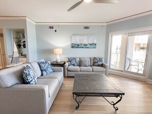 TV - Oceanfront Family Villa | Balcony, Bikes, Complex Pool/Spa (Hilton Head Island)