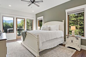 3 bedrooms, desk, iron/ironing board, free WiFi - Higher Ground at Lake James | Hot Tub, Boat Slip & Game Room! (Nebo)