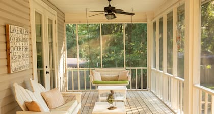 Elegant WATERFRONT home with private boat ramp/dock, elevator, & unmatched view!