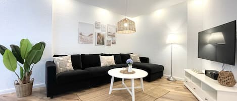 Télévision, table de tennis de table, chaßne hi-fi