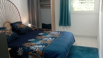 1 habitación y ropa de cama