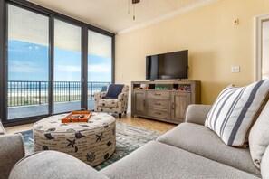 Condo, 3 Bedrooms | Living area - Wave Watcher - Holiday Isle #609 3 Bedroom Condo by RedAwning (Dauphin Island)