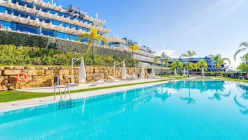 Indoor pool, a heated pool