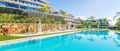 Indoor pool, a heated pool