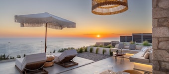 Luxury Villa 'Nimbus Villas' with Ionian Sea Views, Private Pool & Modern Design in Kalamitsi