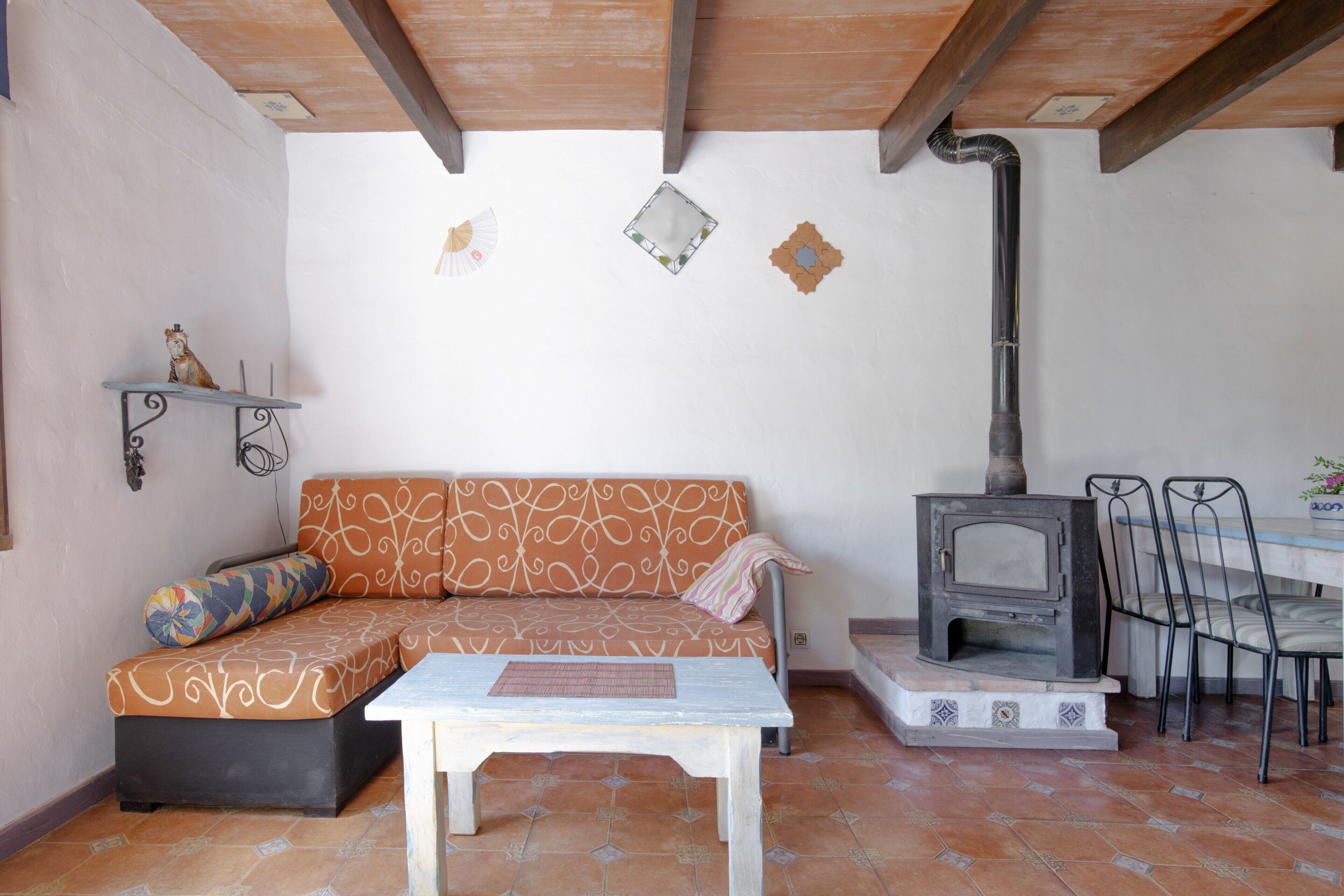 Fernseher, Kamin