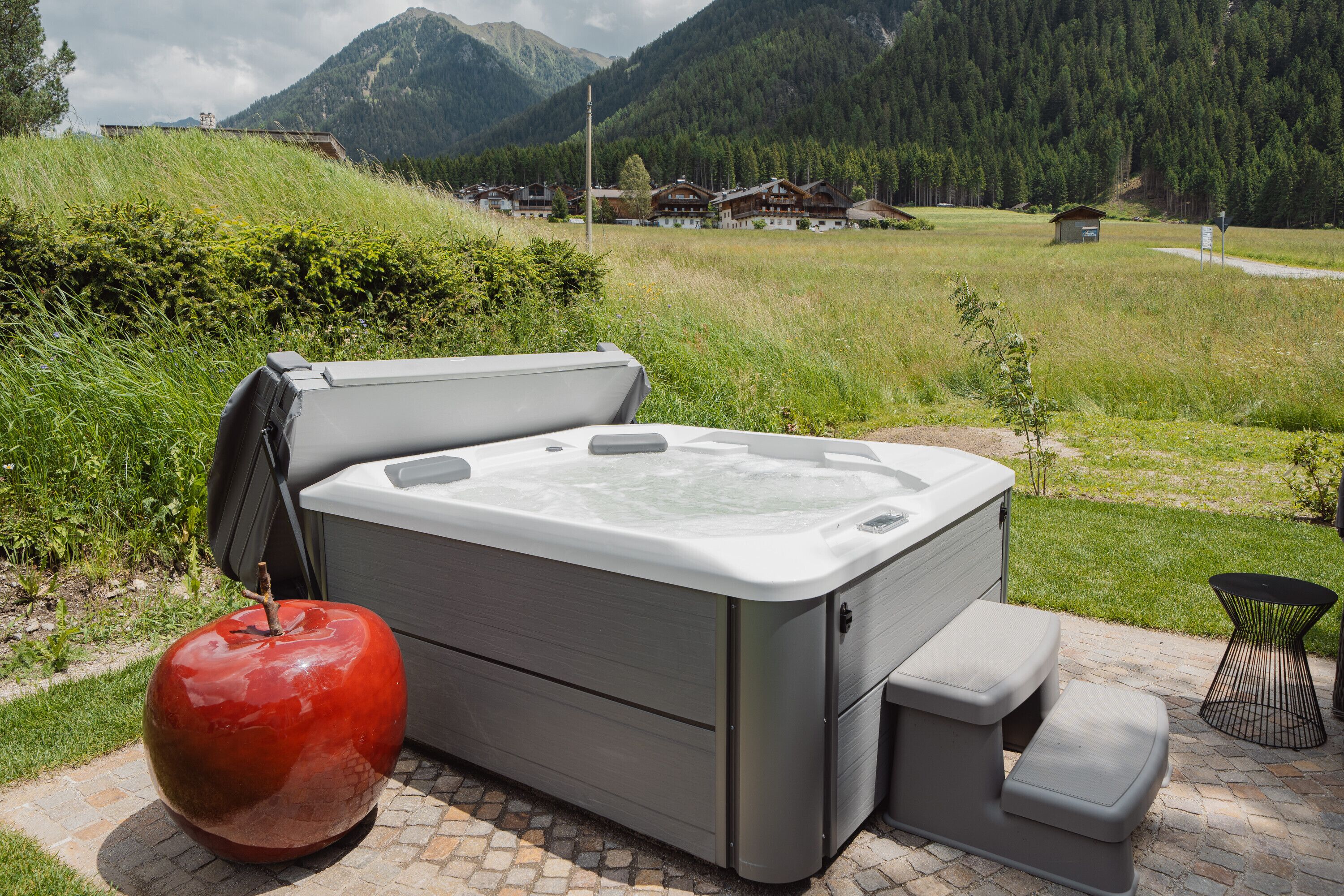 Idromassaggio all'aperto