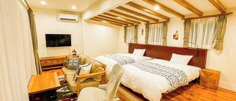 2 Schlafzimmer, Schreibtisch, kostenloses WLAN