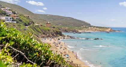 Aventino Gutturu Holiday Home with Sea View, Private Terrace and Garden