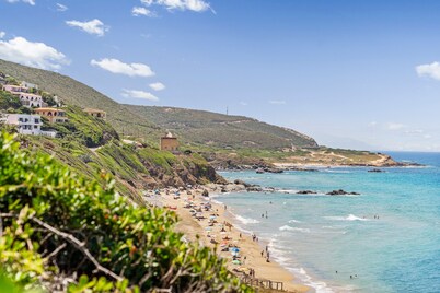 Aventino Gutturu Holiday Home with Sea View, Private Terrace and Garden